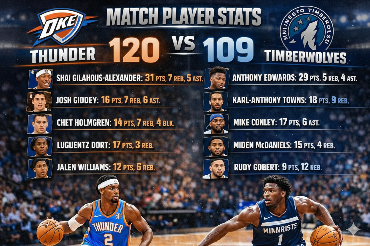 Thunder vs Timberwolves