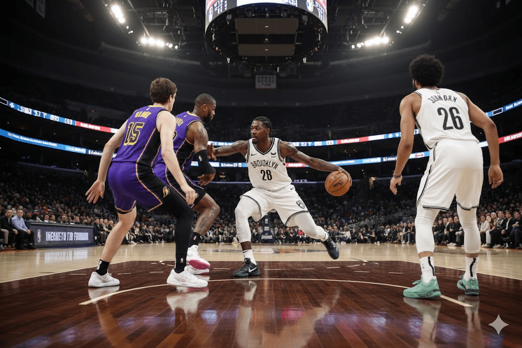 Brooklyn Nets vs Lakers Match Player Stats