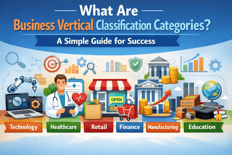 Business Vertical Classification Categories