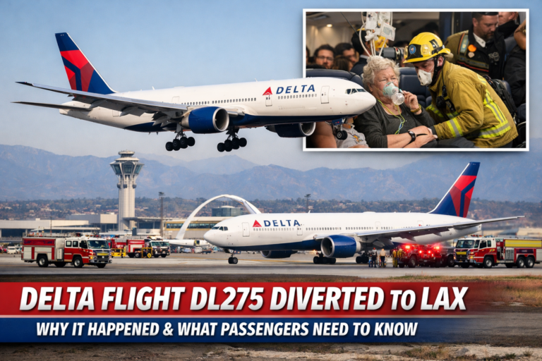 Delta Flight DL275 Diverted LAX