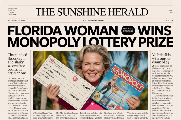 Florida Woman Wins Monopoly Lottery