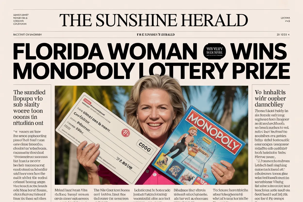 Florida Woman Wins Monopoly Lottery