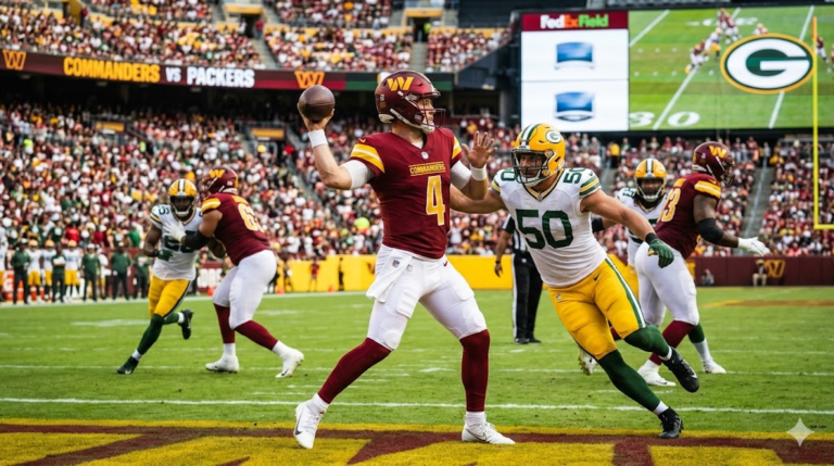 Washington Commanders vs Green Bay Packers Match Player Stats