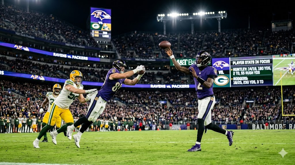 Baltimore Ravens vs Green Bay Packers Match Player Stats