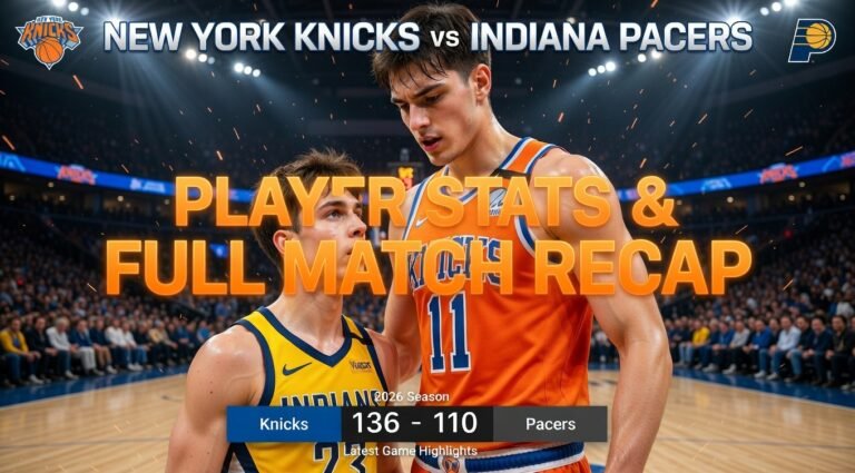 Knicks vs Pacers Match
