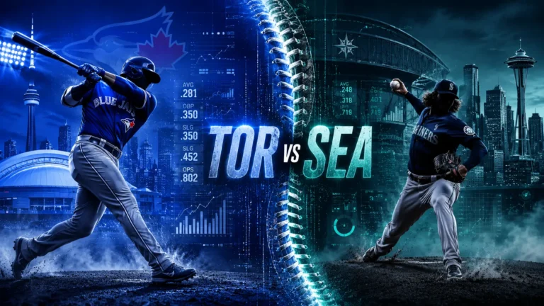 Toronto Blue Jays vs Seattle Mariners Match Player Stats