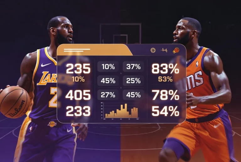 Lakers vs Phoenix Suns Match Player Stats